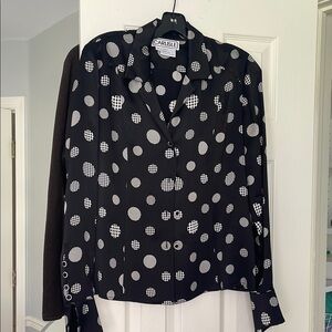 Carlisle Black Polka Dot Women's Top